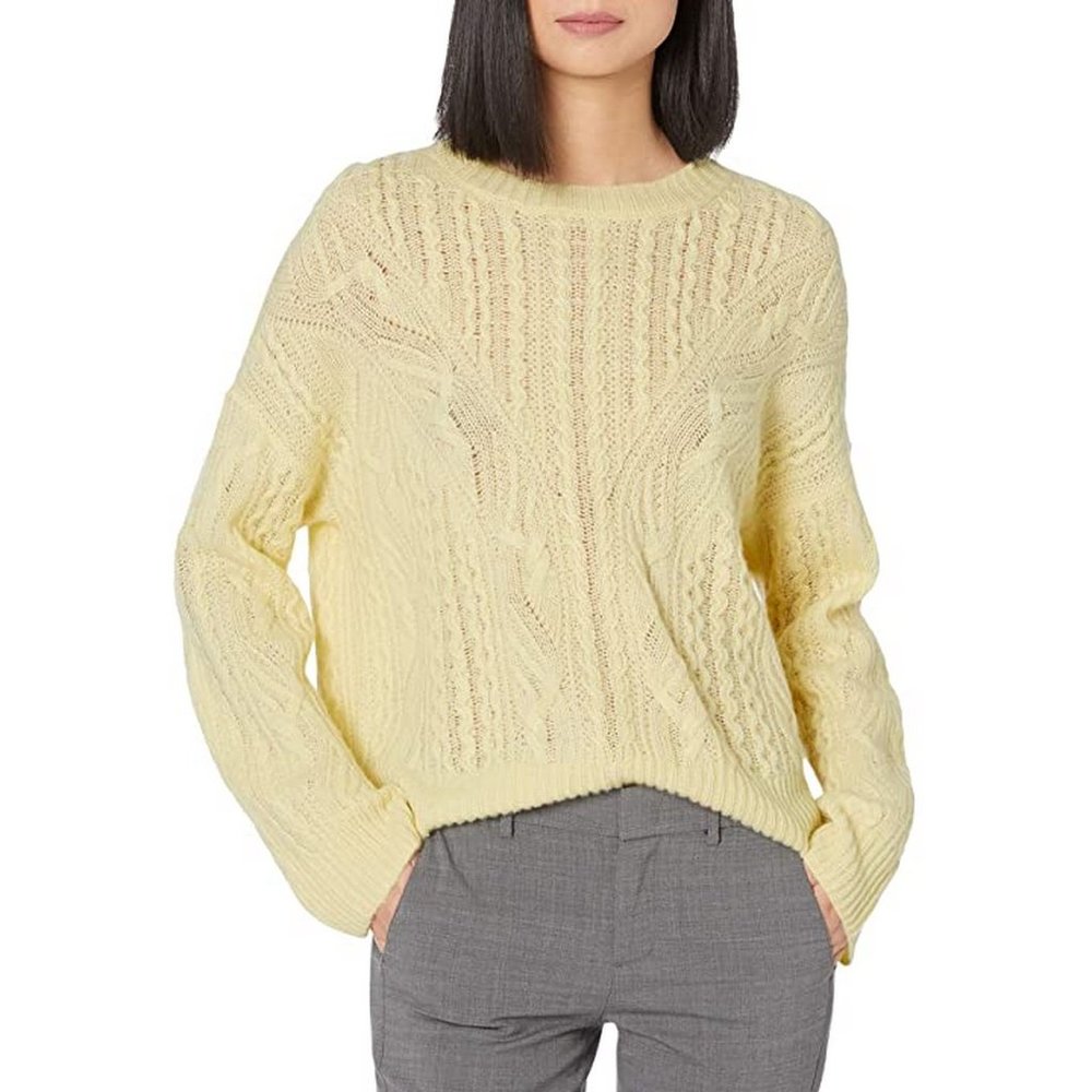 NWT Vince Wool Cashmere Sweater | Soft Cable Knit Cozy Chic Pullover